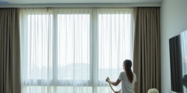 Delicate sheer drape cleaning middle-park Matty Curtain Cleaning